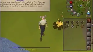Old School Runescape - Fishing Shrimp and Making Fire 🔥☺️✨ - Part 1