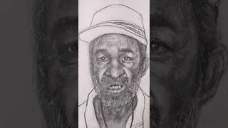 Graphite portrait drawing