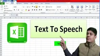 Create Command Button For Text To Speech Function In Ms Excel With Using VBA Just In 4 Minutes.