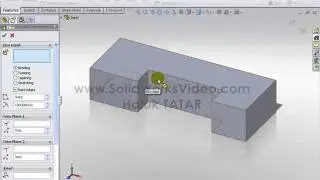 SolidWorks Bükme komutu