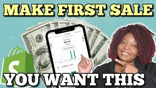 How To Get Your First Sale On Shopify
