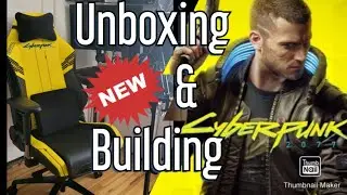 Unboxing and Setup of my Secret Lab  Cyberpunk 2077 Edition Chair!!!!