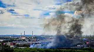 Пожар в Екатеринбурге (14.06.2021)