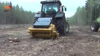 Измельчитель пней MJH-1.2 STG в работе