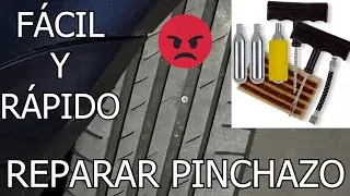 Reparar un pinchazo. Rápido y sin desmontar la rueda!!!!