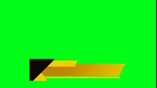 Free Lower Third Green Screen Animasi #8