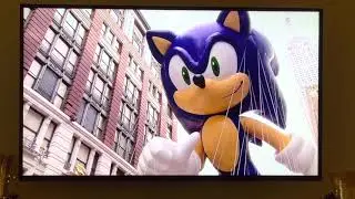 Sonic The Hedgehog Float 2021 at the 95th Annual Macy's Thanksgiving Day Parade