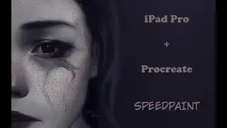 Ipad Pro + Procreate SPEEDPAINT | EYE | + FREE brushes