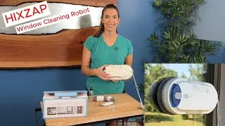 HIXZAP Smart Window Cleaning Robot with Spray & Tank 
