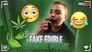 I GAVE MY LIL BROTHER A FAKE EDIBLE WITHOUT HIM KNOWING...