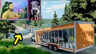 I help tow this guys car to mechanic...but oops! BeamNG w/ Motion Chair MkElite Server Gameplay