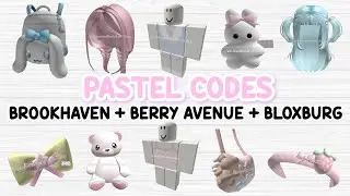 PASTEL COLOR ACCESSORIES, HAIR, CLOTHES ID CODES FOR BROOKHAVEN 🏡RP, BERRY AVENUE & BLOXBURG 🩷✨️