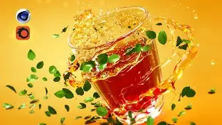 Cinema 4D and Corona Render || interactive render
