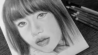 BLACKPINK - LISA || DRAWING USING ARTLINE PENCILS