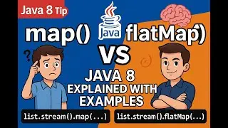 Java 8 map() vs flatMap() | Real Examples & Key Differences Explained Clearly!!