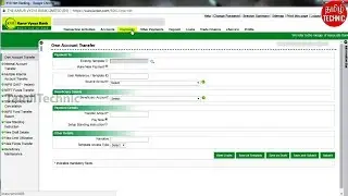 KVB to KVB Money Transfer in Net Banking || KVB Money Transfer Online || Tamil Technic