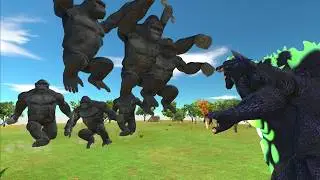 PART 2 How Many King Kongs Can Take Down Godzilla? | ARBS Epic Battle