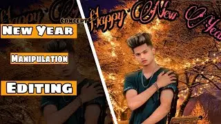 New Year Concept Photo Editing | PicsArt new year photo editing |