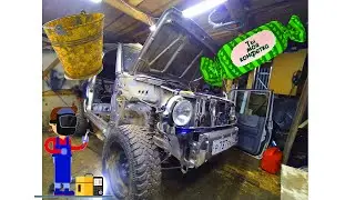 #2 Из ведра в конфетку, Mitsubishi pajero mini ремонт порогов из профильной трубы