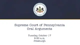 Oral Arguments - Tuesday, October 17, 2023