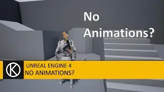 Unreal Engine 4 - No Animations?