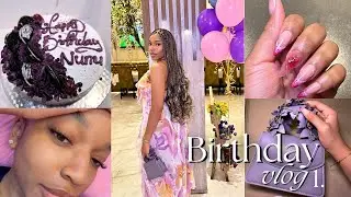 18 August, 23rd birthday! Birthday prep; hair, nails, shopping, surprises, lashes, pre birthday din💕