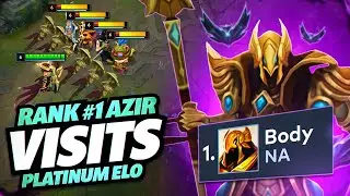 What Happens When the Rank 1 Azir Visits Platinum Elo | ONLY Azir from Unranked to Challenger ep 6