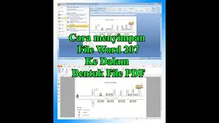 CARA MENYIMPAN FILE WORD 2007 KE DALAM BENTUK PDF