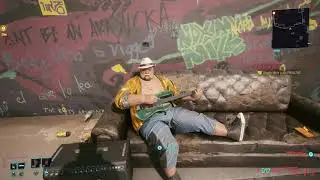 Cyberpunk 2077, NPC Guy Playing Guitar