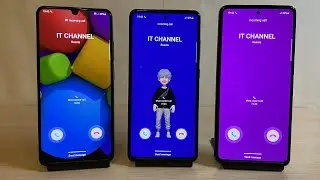 Samsung Galaxy A32 A52 A72 Incoming Call