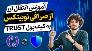 آموزش نحوه انتقال ارز دیجیتال از صرافی نوبیتکس به trust wallet (نسخه موبایل)