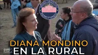 Diana Mondino, Canciller de la República Argentina: Entrevista completa en La Rural