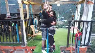 Highest Bungee jumping with her ♥️