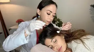 ASMR Scalp Check & Treatment - (Sensitivity Scalp Tests, Sharp or Dull) Real Person Exam  