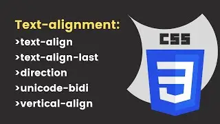 css text alignment | html css text align | css3 Tutorial 2022 | 