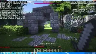 Test in Minecraft Multiplayer with shaders (high quality) and Action!
