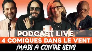Ep 6 - Redouanne Harjane, Anne-Sophie Girard, Tareek, Seb Mellia - Podcast 4 Comiques dans le vent