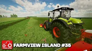 MAKING SILAGE AND PLANTING CROPS!! Farmview Island FS22 Timelapse Farming Simulator 22 Ep 35