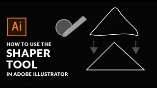 How to use the Shaper tool in Adobe Illustrator | Adobe Illustrator Tutorial