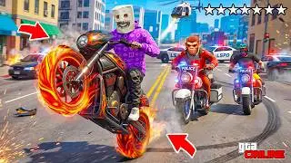 УГНАЛ У КОПОВ ЧИТЕРСКИЙ МОТОЦИКЛ В ГТА 5 ОНЛАЙН! АВТОУГОНЩИК ПРОТИВ КОПОВ В GTA 5