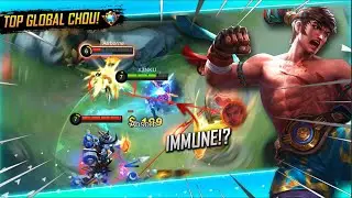 THIS IS HOW TOP GLOBAL CHOU PLAY!(MUST WATCH) +CHOU IMMUNE GAMEPLAY | MLBB