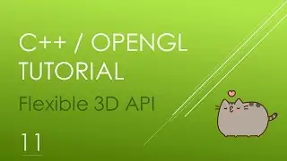 OpenGL/C++ 3D Tutorial 11 - OpenGL render settings and simple Input