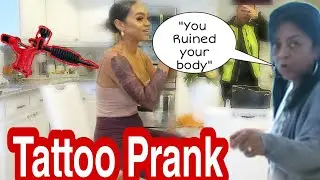 Fake Tattoo Prank On My Mom And She Became An Angry Dominican