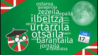 ¿Por qué en euskera hay MÁS DE 12 MESES?