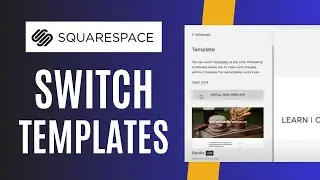 How to switch templates on squarespace