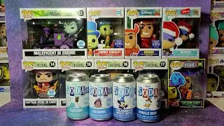4K D23 Funko Pop Haul! Disney Mickey, Frozone, Donald, Kronk Soda! Can I pull the CHASE?