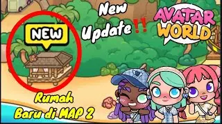 NEW UPDATE‼️ ADA BEACH HOUSE 🏝️ BARU DI MAP 2 😄 #nuriaandmom #avatarworld