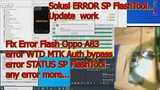 Fix Error Flash Oppo A83 via SP FlashTool Work