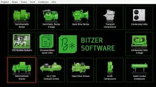BITZER software: semi-hermetic screws and VARIPACK