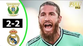 Leganes vs Real Madrid (2-2) Resumen y goles completos en español